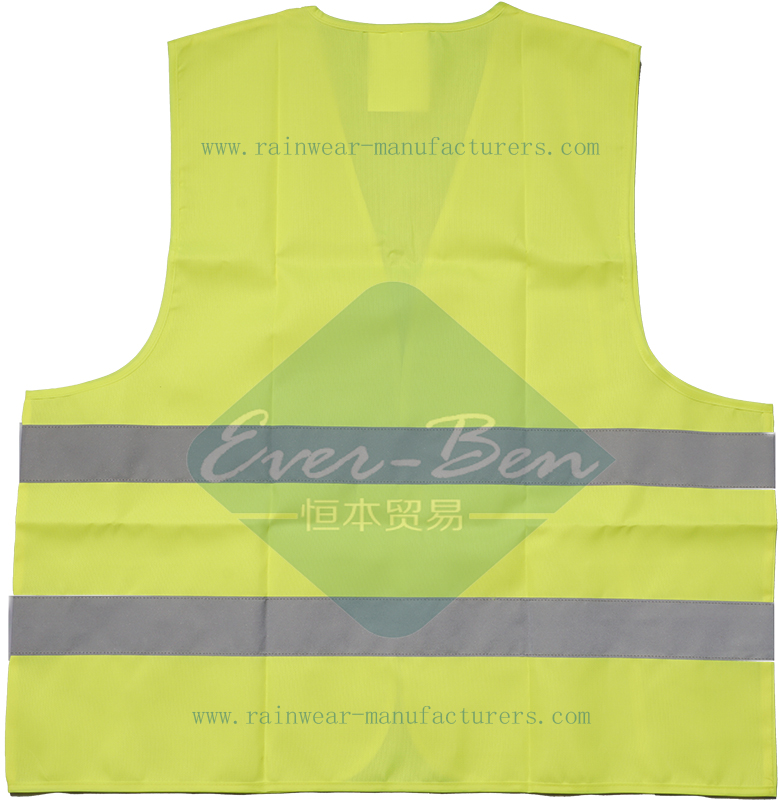 Yellow ansi safety vest supplier